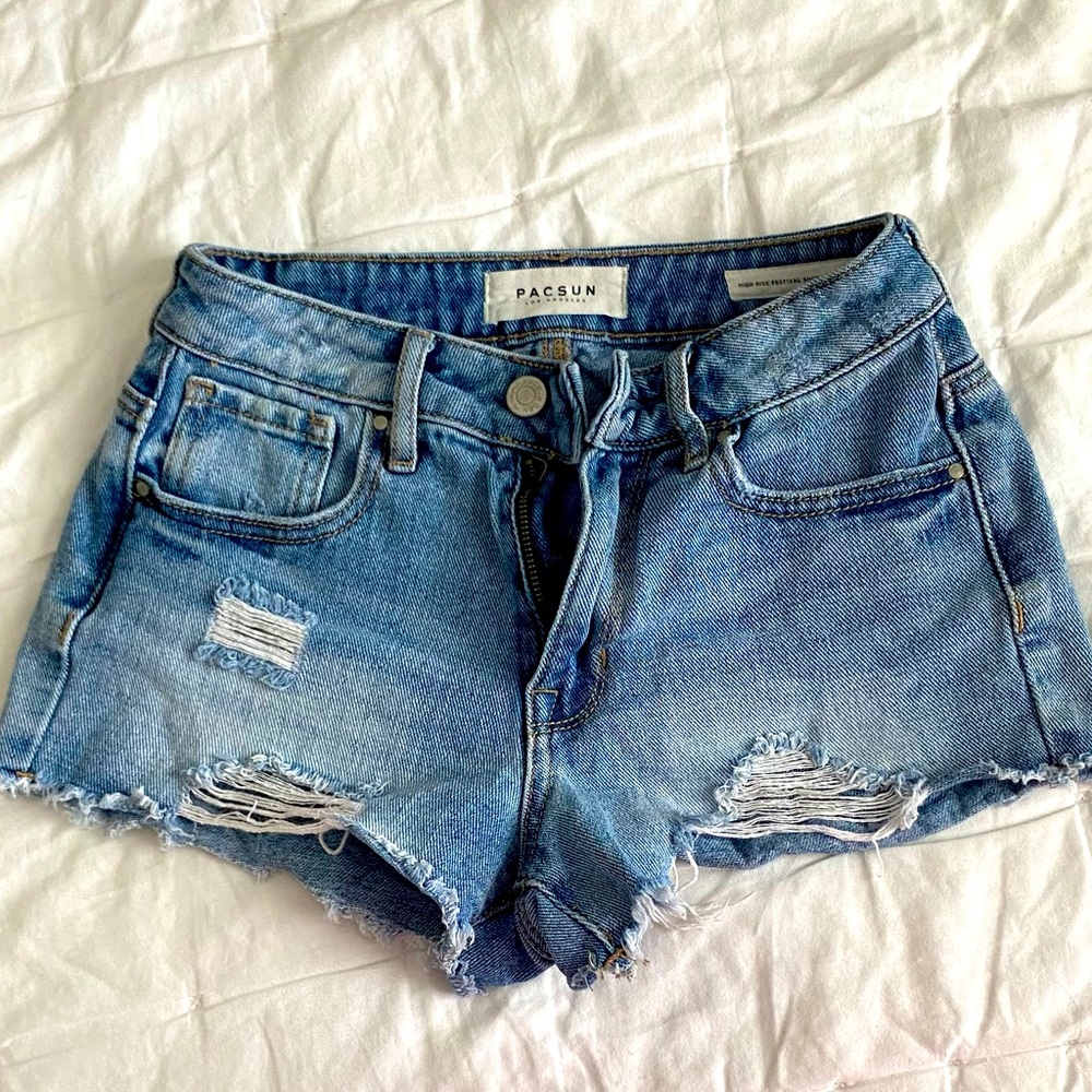 PACSUN High Rise Festival Shorts size 23